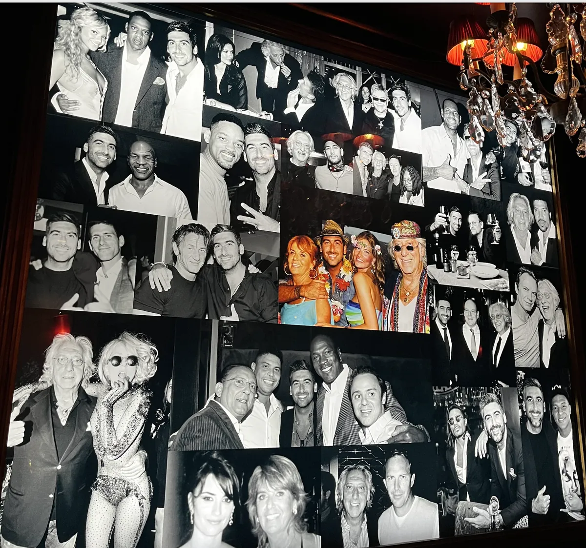 Monaco, mur de portraits
