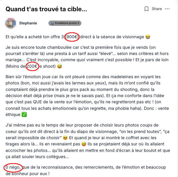 Capture : un tarif augmenté