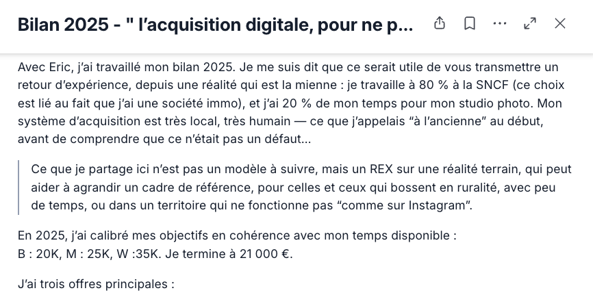 Capture : un rythme retrouvé